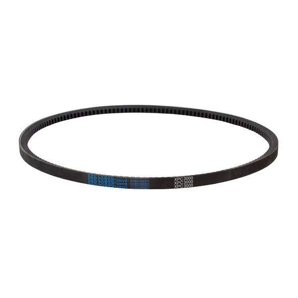 D&D XPC3000 Cogged, Metric V-Belt, 3000mm Outside Length, 22 mm Top Width, 18 mm Thickness, 1 Ribs XPC3000 - main